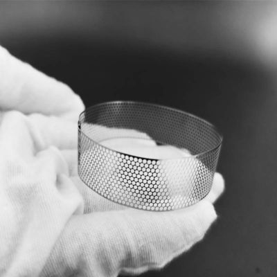 Hình ảnh hóa học khắc Micro Perforated Mesh với vật liệu tùy chỉnh